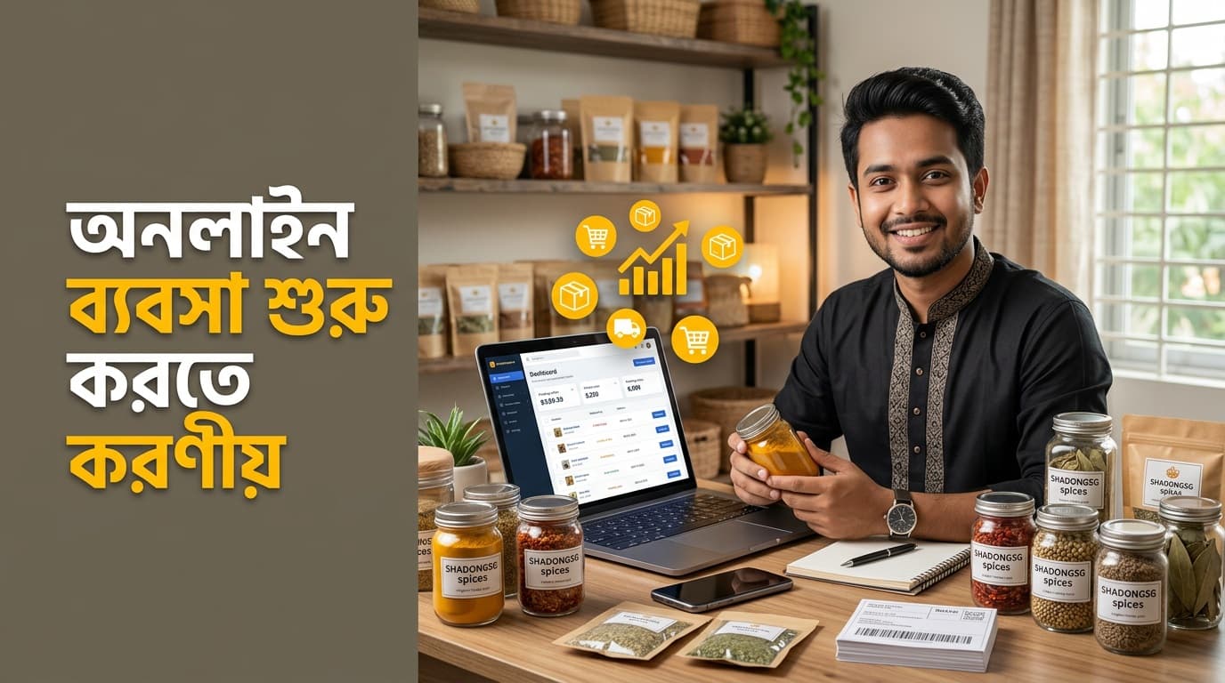 অনলাইন ব্যবসা শুরু করতে করণীয়: সফল হওয়ার ৫টি আধুনিক ধাপ