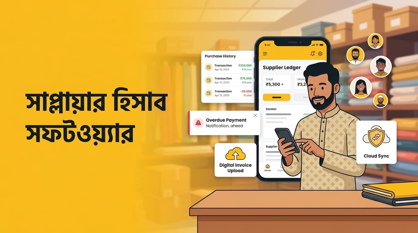 সাপ্লায়ার হিসাব সফটওয়্যার: মহাজনের হিসাব রাখার ৫টি আধুনিক নিয়ম