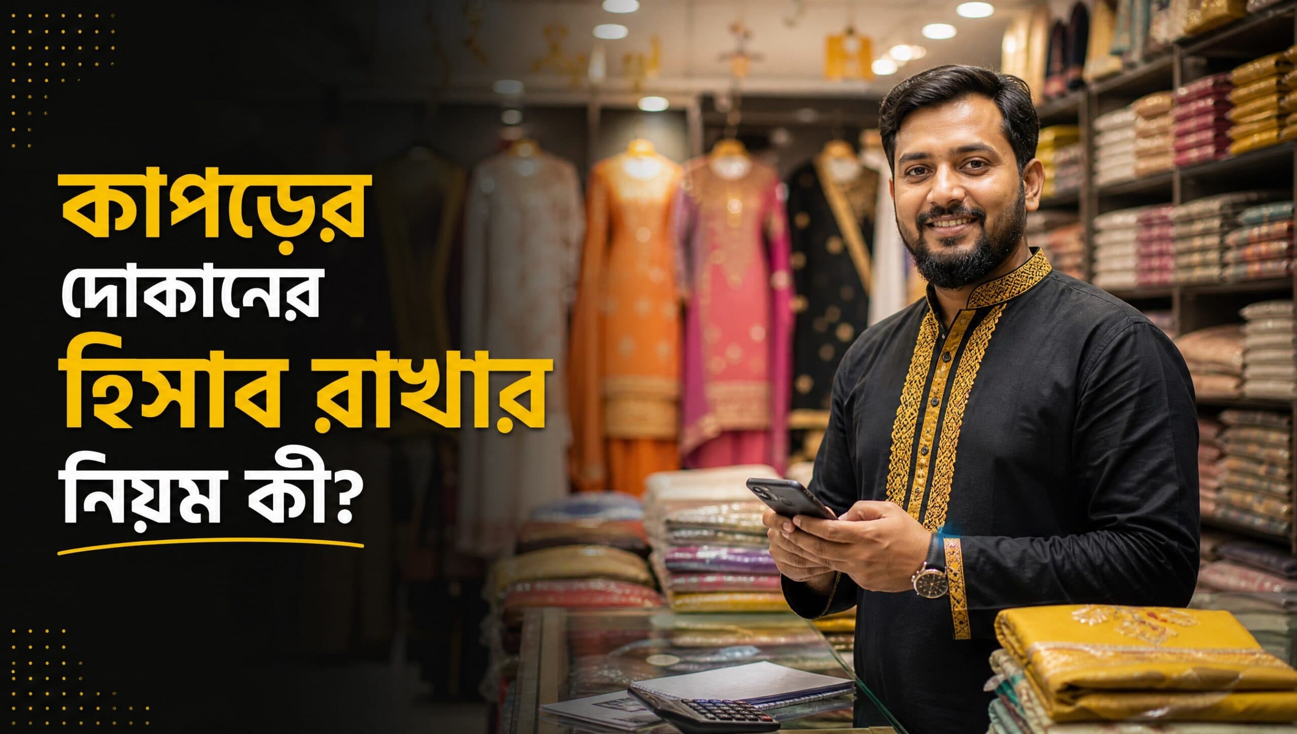 কাপড়ের দোকানের হিসাব রাখার নিয়ম কী? সফল হওয়ার ৫টি সহজ টিপস