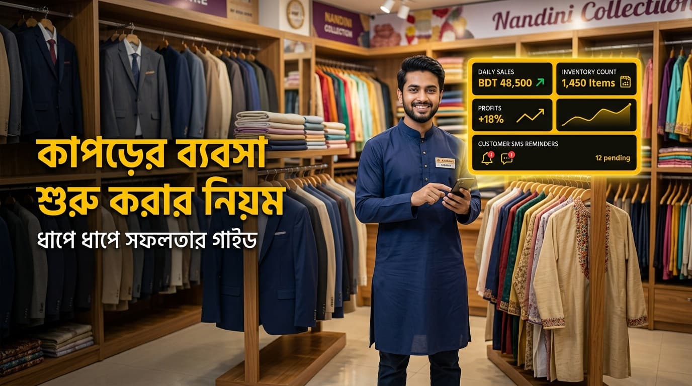 কাপড়ের ব্যবসা শুরু করার নিয়ম: সফল হওয়ার ৫টি আধুনিক ধাপ